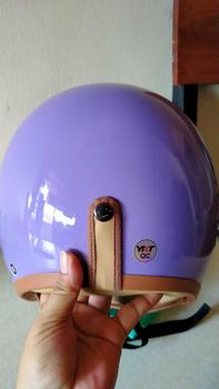 Product Review of HELM BOGO DEWASA KACA PILOT CLEAR MODEL HIJAB RETRO PRIA WANITA LIST BUSA COKLAT FULL LEHER SNI TERBARU MOTORCYCLE from T** S**e 1