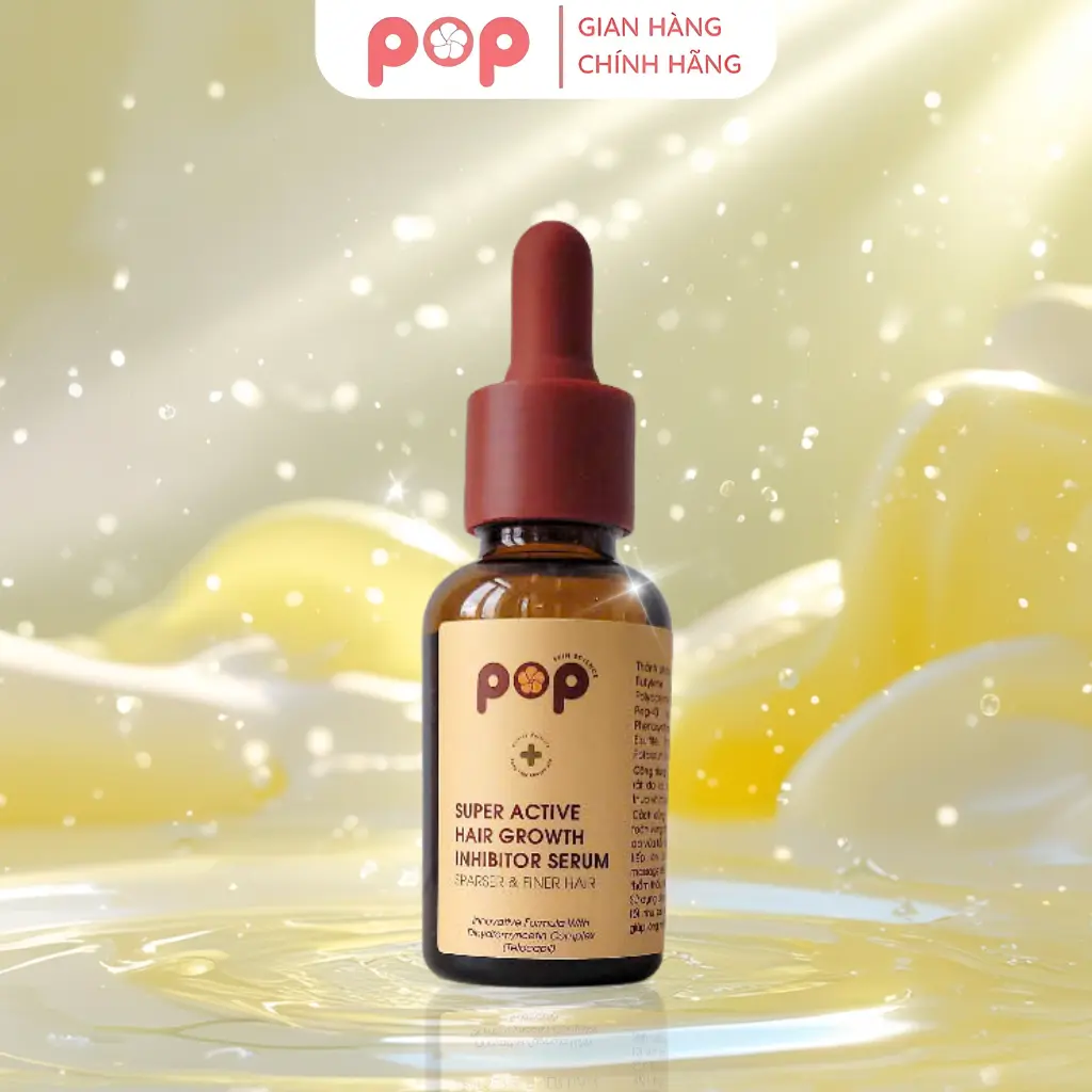 Serum Pop Ức Chế Mọc Lông POP– Hỗ Trợ Làm Mềm Lông, Làm Chậm Quá Trình Mọc Lại -  30ml