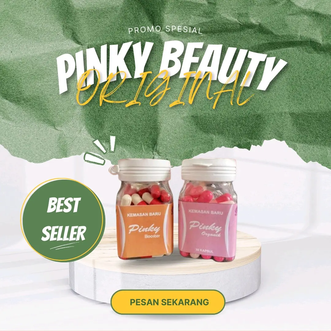 NEW PINK ORIGINAL PRODUKSI ISI 30 KAPSUL BPOM