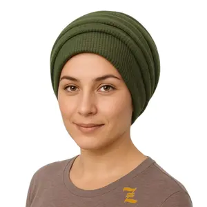 Turban Instan Fashion Muslim Elegan Stylish Bahan Kaos Waffle