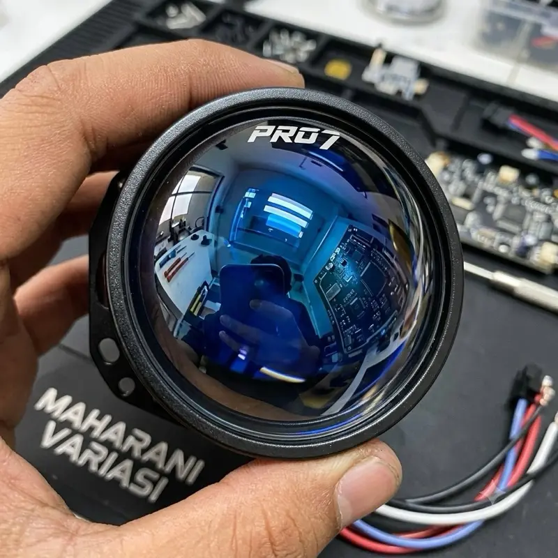 Stiker biled pro7 font terbalik untuk lensa biled