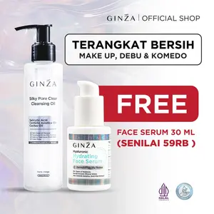 [FREE HYDRATING SERUM] Ginza Cleansing Oil 155ml Facial Remover - ALL VARIANT