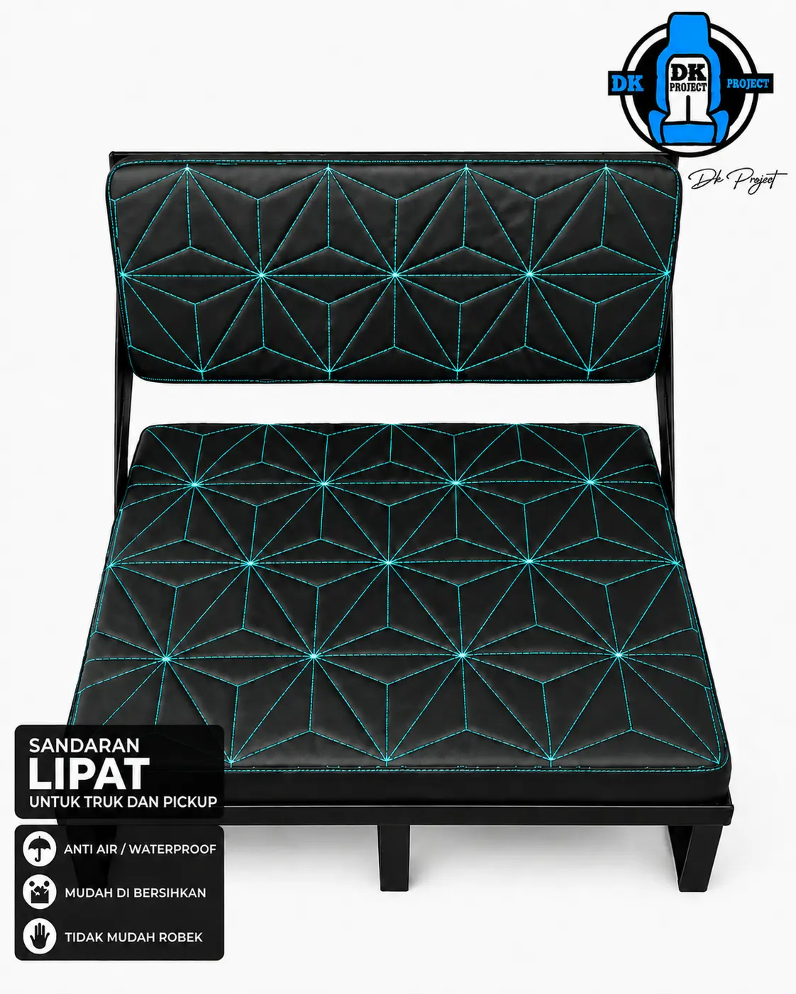 JOK LIPAT MODIFIKASI PENUMPANG MOTIF DIAMOND STICH MOBIL TRUK DAN PICKUP