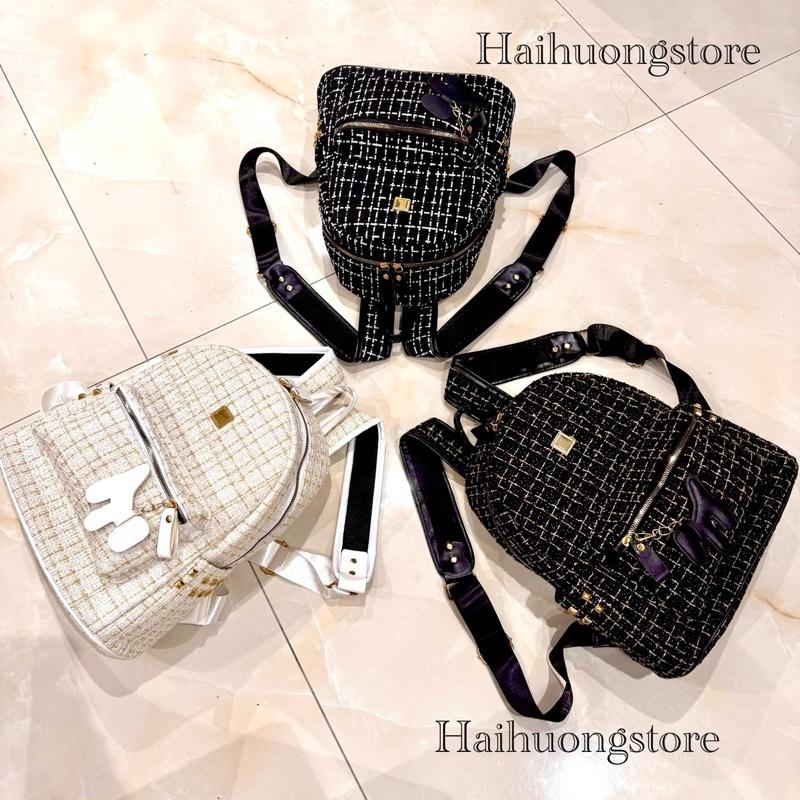  Balo Kim tuyến Size 40 vừa A4 Laptop 14inch Atlat địa lý Da Bag Đeo Vai 