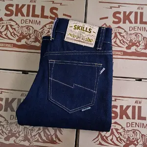 SKILLS DENIM 17 oz  selvedge indigo weft purple original HEAVYWEIGHT