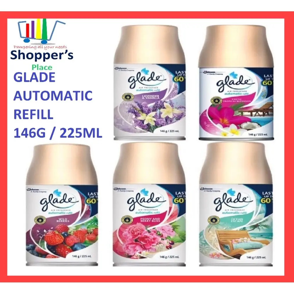 [Mix N Match] GLADE AUTOMATIC AIR FRESH SPRAY REFILL 146g / 225ml(Min-4)