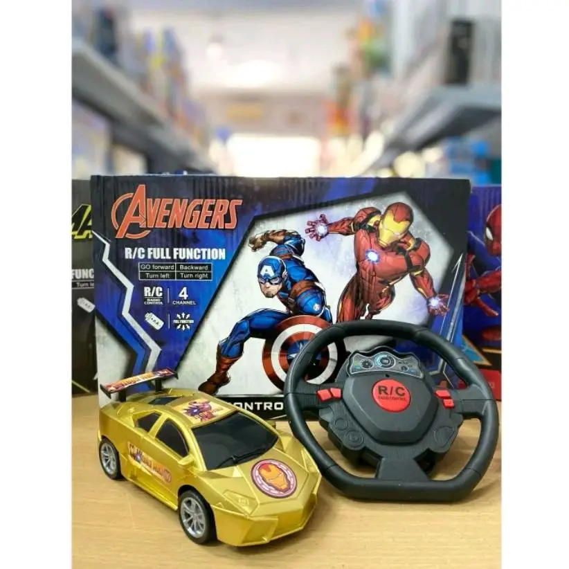 Mobil Remote Control Karakter Super Hero Spiderman, Ironman, Batman