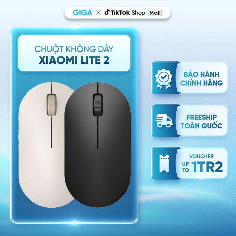 Chuột không dây Xiaomi Lite 2 Đen BHR8916GL/  Trắng BHR8915GL - ️Kết nối không dây 2.4GH - Chính hãng