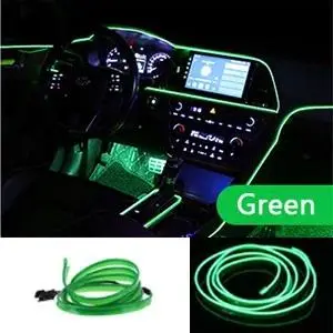 Dải Đèn Led Cho Nội Thất Xe Hơi, Đèn Trang Trí Có Dây Neon EL Để Tự Làm Tự Động, Đèn Xung Quanh Linh Hoạt, USB, Không Khí Tiệc Tùng, Diod, 5 / 3 / 1M 8