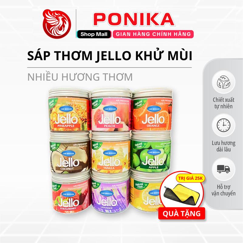  Sáp Thơm Phòng Khử Mùi JELLO - Mùi Thơm Dịu Nhẹ 