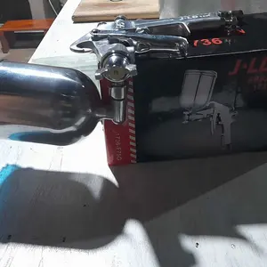 JLD Spray Gun F75/F2 Alat Semprot Cat Tabung Atas F75-400ml Nosel 1.5mm & F2-150ml Nosel 0.5mm