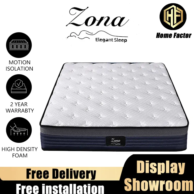 HF Mattress Cool Max Pocket Spring Mattress All size Mattress Foam Spring Free delivery Single/Super Single/Queen/king