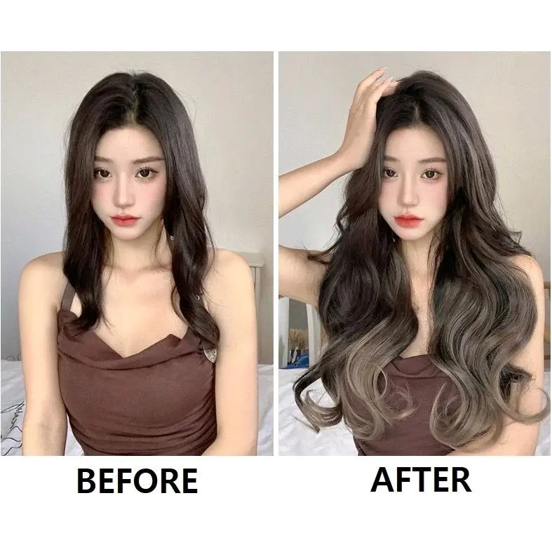 hairclip curly ombre hairclip lurus ombre hair clip ombre keriting hair clip ombre lurua 4
