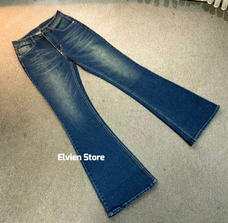 Highwaist Cutbray Jeans Retro 114 - Celana Jeans Cutbray Premium Wanita Panjang Cutbray Retro Jeans Vintage 1
