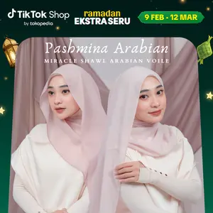 Heva - Pashmina Shawl Arabian Voile Jilbab Voal Muslim Cantik