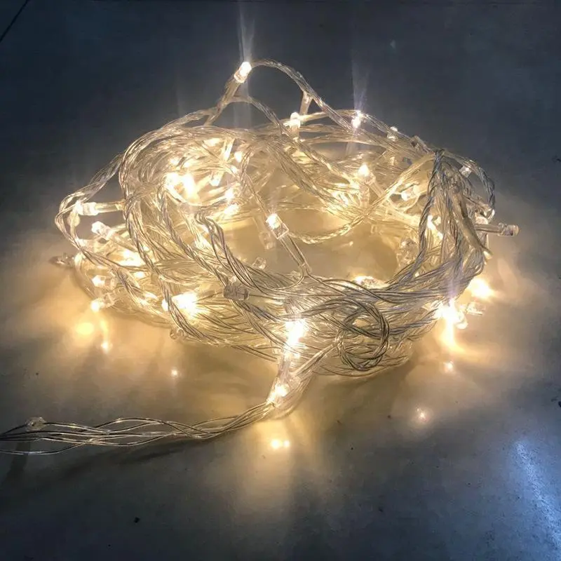TSA (COD) Lampu Tumbler Lampu Hias Natal Lampu Tumblr 10 Meter 50 Led Lampu Hias Dekorasi Kemasan Plastik & BOX (BELI LOKAL) 4