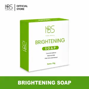 IBS (1pcs hijau ) Brightening Soap Hijau 50gr - Sabun Muka Mencerahkan dengan Niacinamide untuk Flek Hitam & Komedo