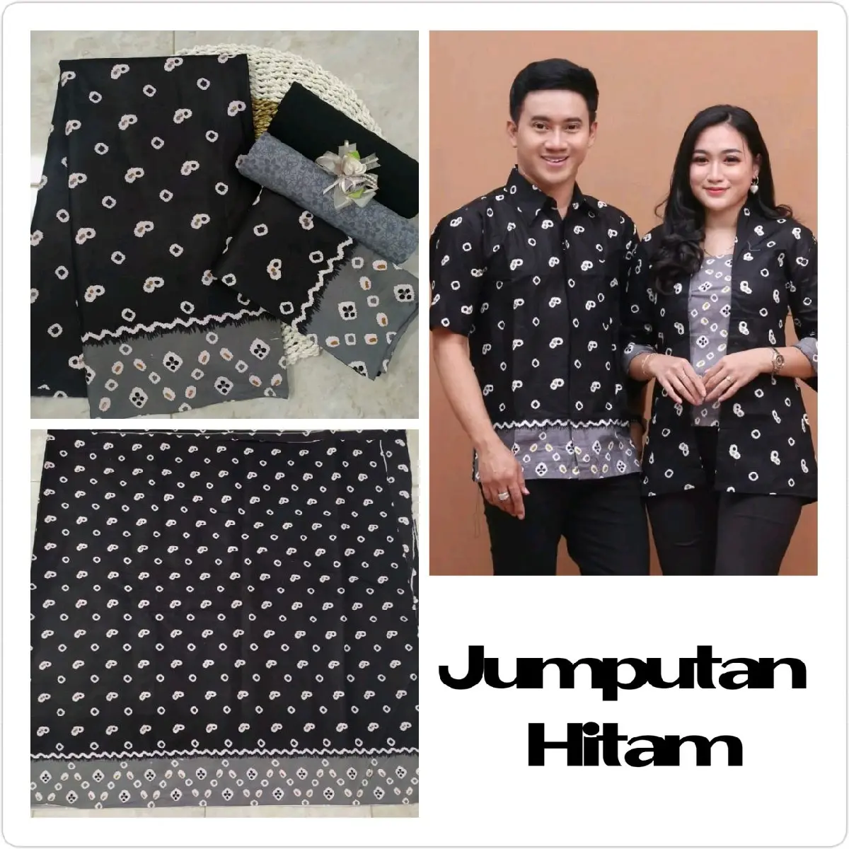 Kain Batik Pekalongan Motif Jumputan Banyak Pilihan Warna