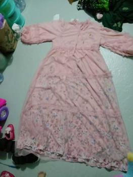 Product Review of Moana Set Hijab Segiempat Gamis Wanita Muslim Mewah Ceruty Babydoll Printing Mix Tille Tutu Cantik from i**m h**i 3