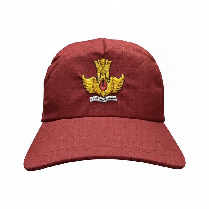 Gambar Topi Sekolah SD dengan Bordir Elegan Nyaman Dipakai Seharian - Merah dari Selagila Store Kab. Bandung 4 Tokopedia