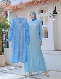 Gambar GAMIS OZIAS BROKAT FIMELA 09989 LD 105 I Gamis Fashion Muslimah Wanita Nyaman - lilac dari Ozias.id Kota Administrasi Jakarta Barat 4 Tokopedia