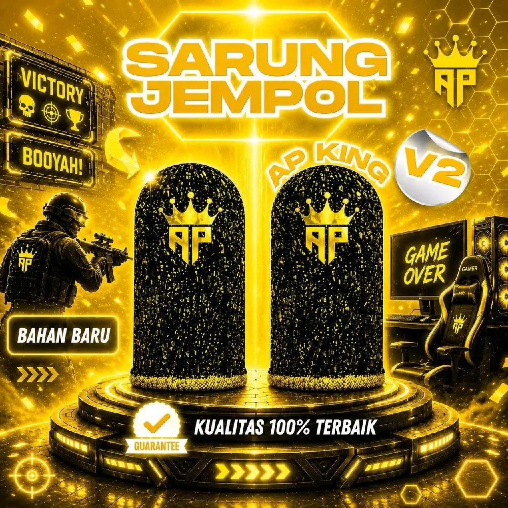 [ Reflektif ] Sarung Gaming Jempol APKING V2 Super Responsive Premium