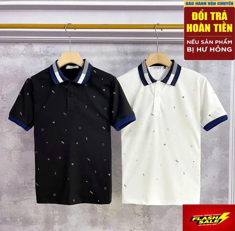  Áo thun nam PoLo tay ngắn caro cổ bẻ form đẹp chất liệu vải Cotton co gản 4 chiều thấm hút mồ hôi mẫu mới nhất cao cấp Menswear Kem Polo Có Cổ Shirt Ngắn Tay 