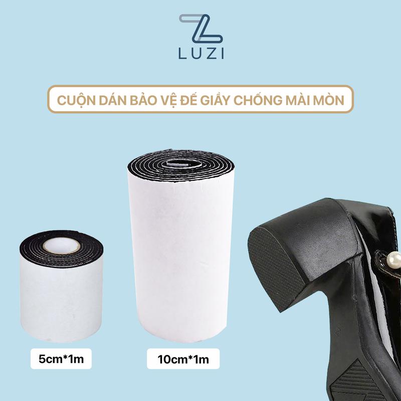 Dán đế giày chống trơn trượt, chống mài mòn  và bảo vệ gót giày, Miếng đệm cao su sẵn keo dán chống nước bảo vệ đế giày PK_12