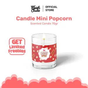 [FRESHCUBS] Candle Mini Popcron 70 gr Free Korek | Memberi Nuasa Malam Menjadi Elegan Dengan Wangi Mewah.