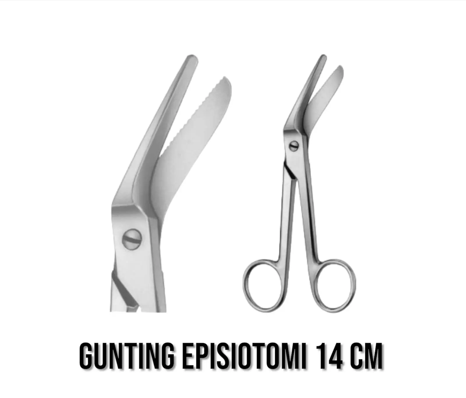 Gunting Episotomi Braun-Stadler 14cm//Gunting Episiotomi 14 cm//Gunting Medis