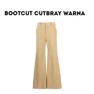 JIZEE-BAWAHAN  WANITA -BOOTCUT  FUJI CORDURAY WARNA JUMBO 90KG