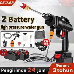 DECKER Alat Cuci Motor Mobil 998VF 50000mAh Mesin Cuci Mobil Jet Cleaner Mobil Pompa Mesin Portable Semprotan Cuci Mobil
