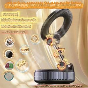 ที่วางโทรศัพท์แม่เหล็ก หมุนได้ 360 องศา ล็อคสูญญากาศ ผู้ช่วยภาพ VLOG พิเศษ เหมาะสำหรับ iPhone, Android, Xiaomi, Vivo, Oppo, Samsung สูงสุด สายชาร์จ กล้อง ดิจิตอล