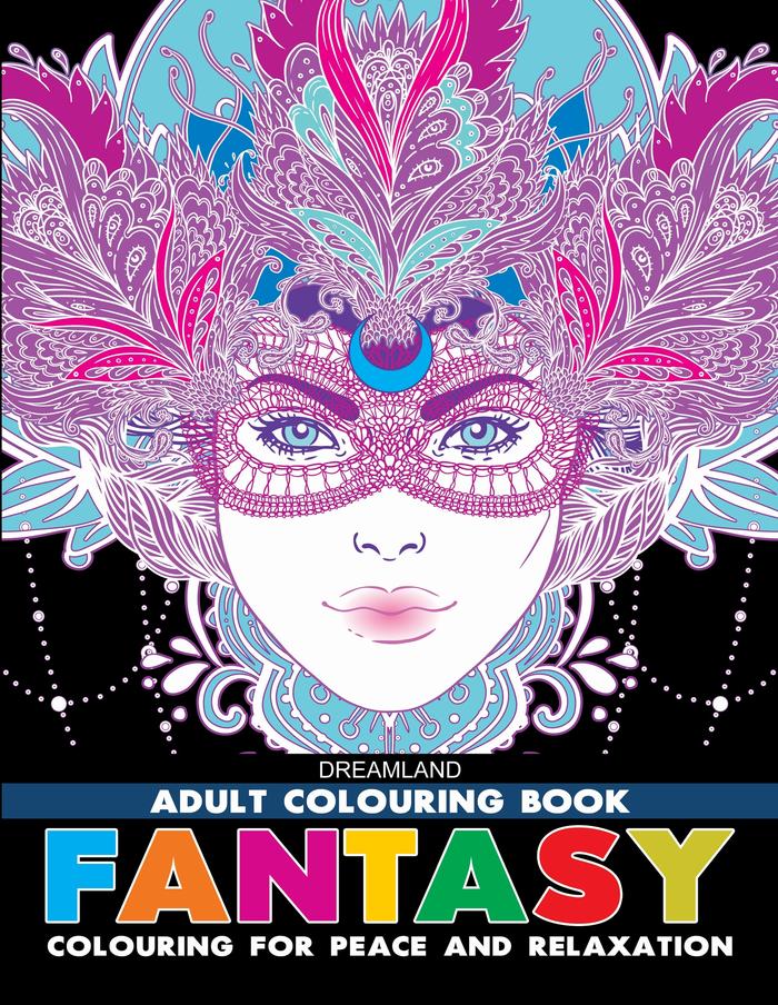 Gambar [Dreamland] Fantasy Adult Colouring Book (Buku Mewarnai Dewasa) dari VintoriBooks Kota Administrasi Jakarta Barat Tokopedia