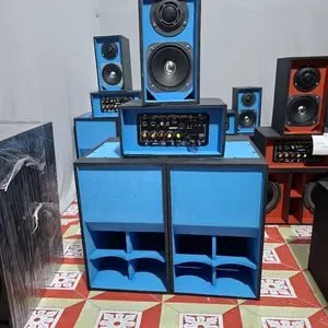 paket subpali lengkap miniatur 6inc  bluetoth karaoke siap bunyi biru