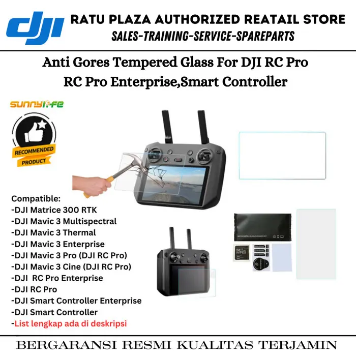 TEMPERED GLASS KACA ANTI GORES REMOTE DJI MAVIC 2 SMART CONTROLLER - FAKRA SHOP 0