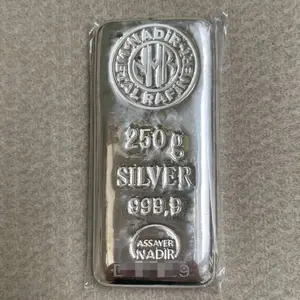 Perak Batangan Nadir 250 gr Silver Bar Turki LBMA not Koin RCM Srh Imn