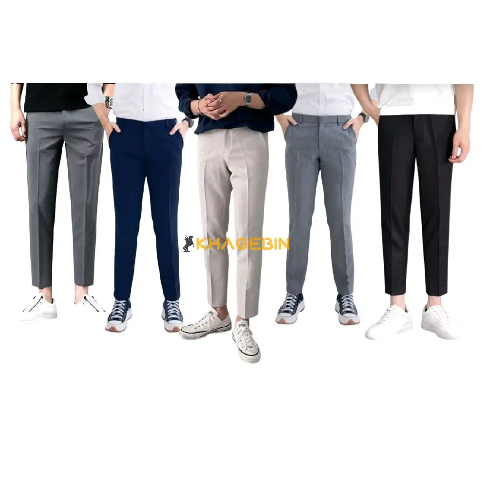 Celana Semi-wool Angkle Pants Berkualitas Tinggi untuk Pria / Ankle / Slim / Casual