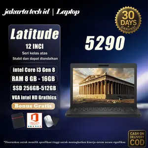 NO.11 Laptop 5290 dan 5280 Intel Core i5 Gen 7 RAM 16GB Windows 10 atau 11 screen 12 inci