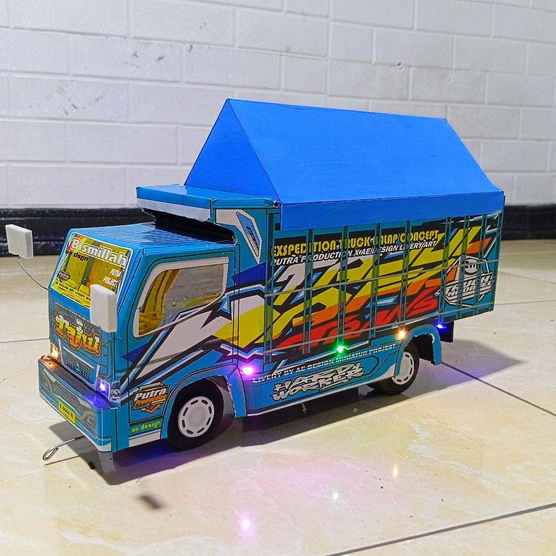 Product Introduction of MAINAN MINIATUR TRUK OLENG BISA TAMBAH NAMA DAN FOTO MINIATUR TRUK OLENG FULL VARISI LAMPU DAN TERPAL MAINAN TERLARIS 54