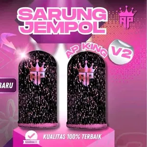 Sarung Jempol Gaming AP King V2 Logo Reflective Free Sensitifitas Game | Aksesoris Game Free Fire & Mobile Legends By Andra ST [9]