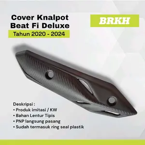 Pelindung Knalpot Honda Beat Fi 2020 2021 2022 2023 2024 Cover Tutup Tameng Knalpot Motor