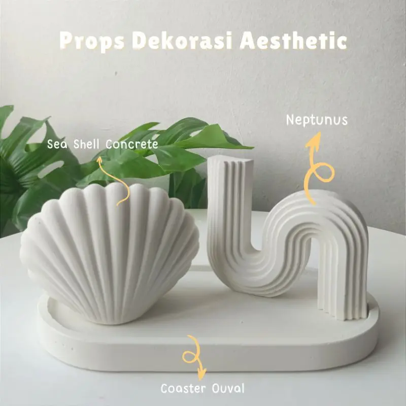 Props Dekorasi Rumah Aesthetic / Hiasan Pajangan Minimalis Putih / Properti Fotografi Souvenir Gift Hadiah Kado Murah