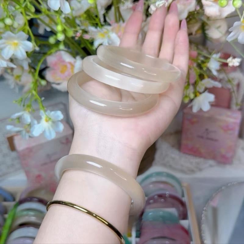 Vòng đá mã não ánh mắt mèo sáng đẹp nhà NTXINH18