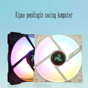 Kipas casing warna-warni Phantom kipas pendingin komputer desktop 12cm berpendingin udara 4pin berpendingin udara 12025