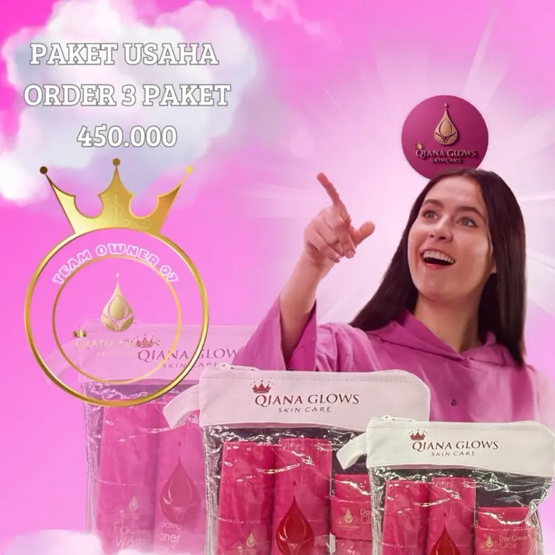QIANA GLOW PAKET GLOSIR 3paket