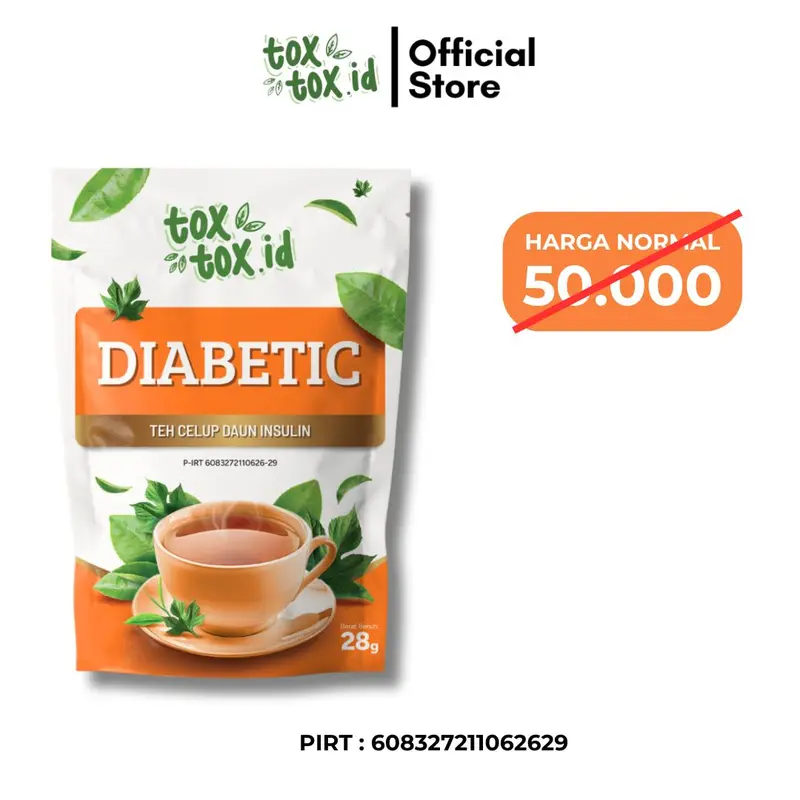 TOXTOX Diabetic - Teh Daun Insulin Premium 0