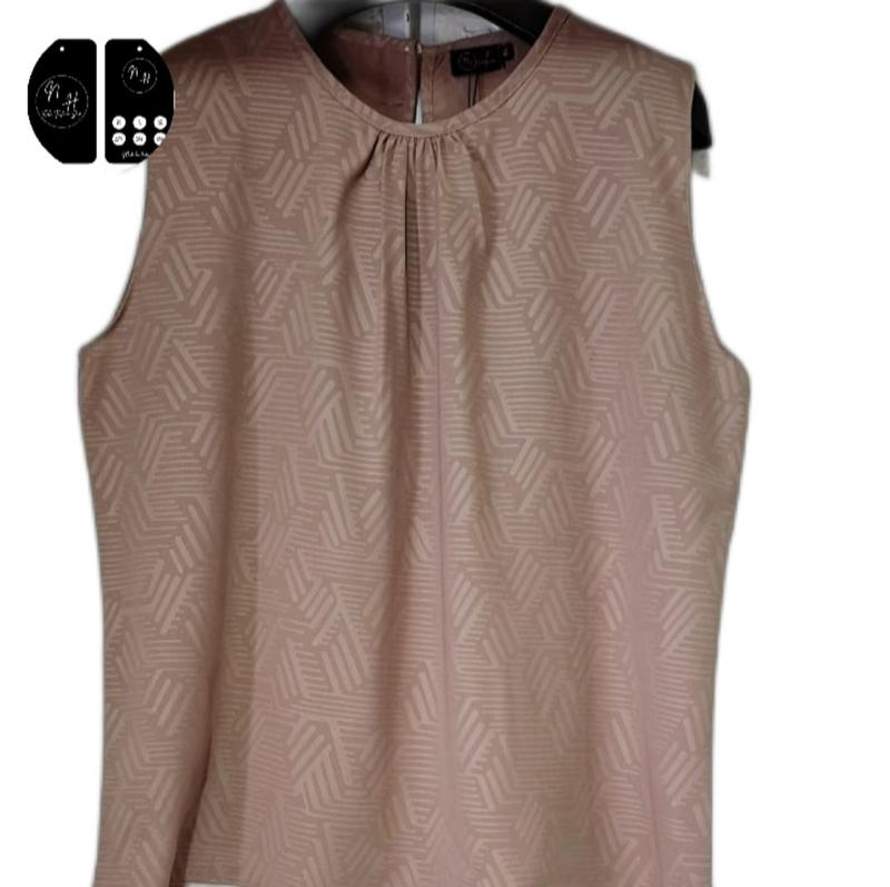 Product Introduction of NH Top Inner Sleveless  Cantik Jumbo Tanpa Lengan  Atasan Wanita  Nyaman Hitam Motif Dalaman Tebal  Katun Lembut  Tank Panjang Rompi Fit Garis inner  vest Kotak Melar 13