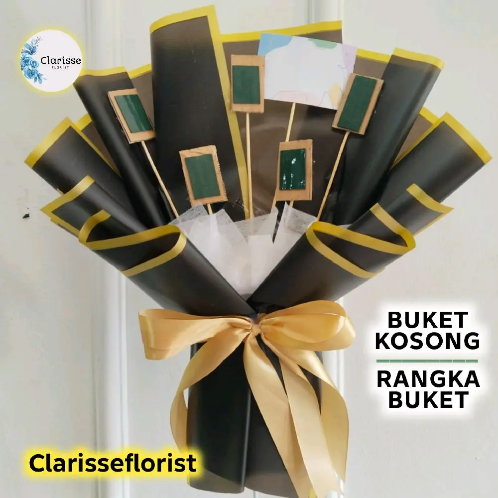 Clarisseflorist - Buket Kosong Kerangka Buket Snack + Foto Bucket ...