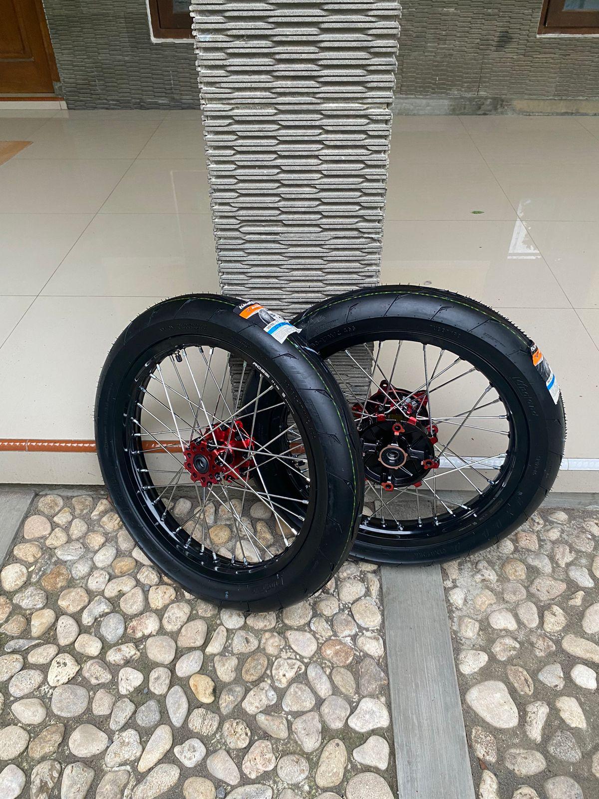 Wheelset Surex CRF 160/185 Ban CTX Hydra Roda Herex Honda CRF 150 L Ring 17 Wheelset Surex CRF 160/185 Ban CTX Hydra Roda Herex Honda CRF 150 L Ring 17